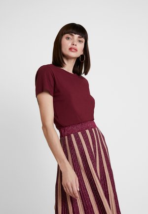 SOLLY TEE SOLID - T-shirt basic - dark red