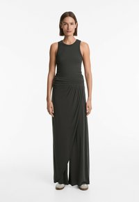 OYSHO - SOFT TOUCH SARONG - Nohavice - dark grey Miniatúrny obrázok 1