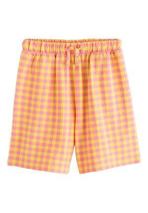 Next, REGULAR FIT - OVERSIZED SHORTS . - Pantaloni sportivi - pink yellow gingham
