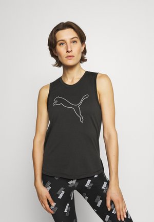 TRAIN FAVORITE CAT MUSCLE TANK - Topper - black