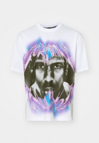 TEE - T-Shirt sport - white/black