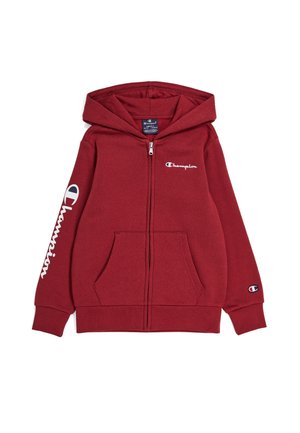 Sudadera con cremallera - dark red