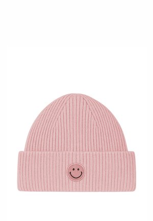 MIT SMILEY-STICKEREI - Beanie - altrosa