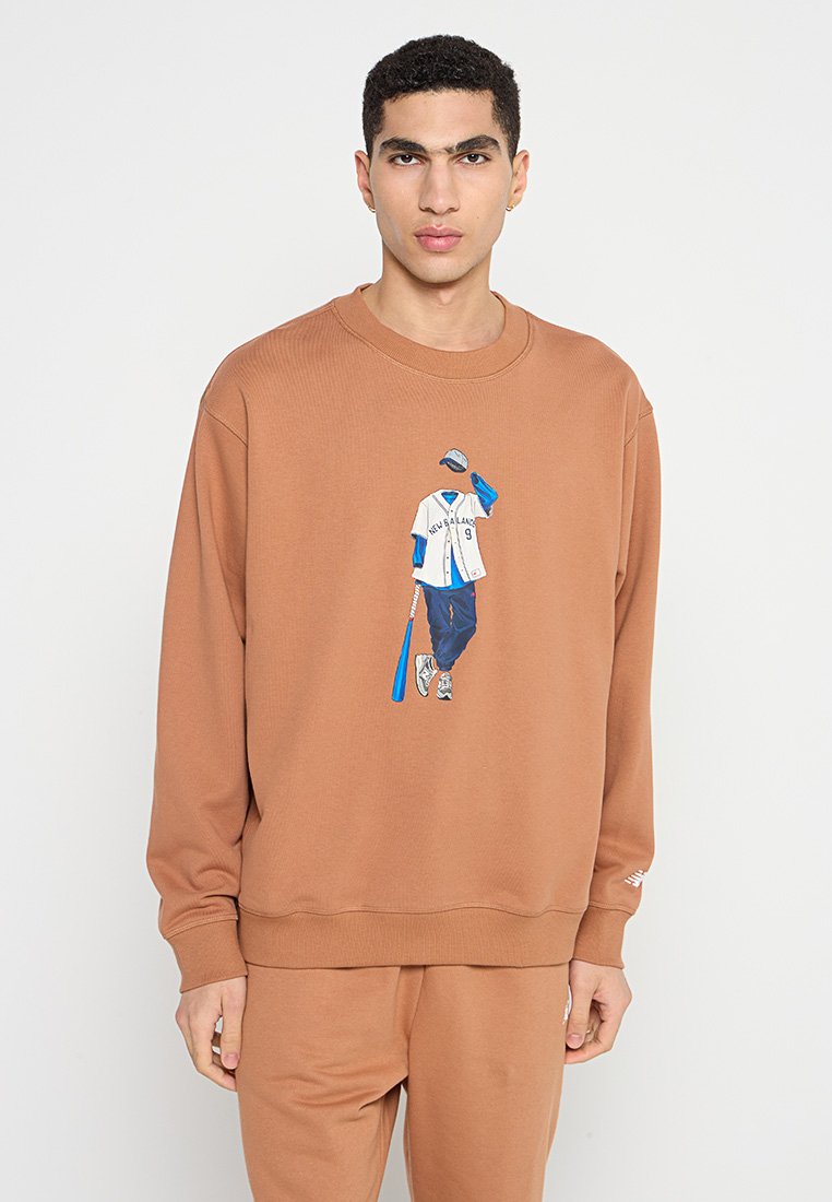 New Balance Sweater bruin New Balance Sweater bruin