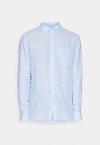 ADANALF SHIRT  - Camisa elegante - white sky blue stripe
