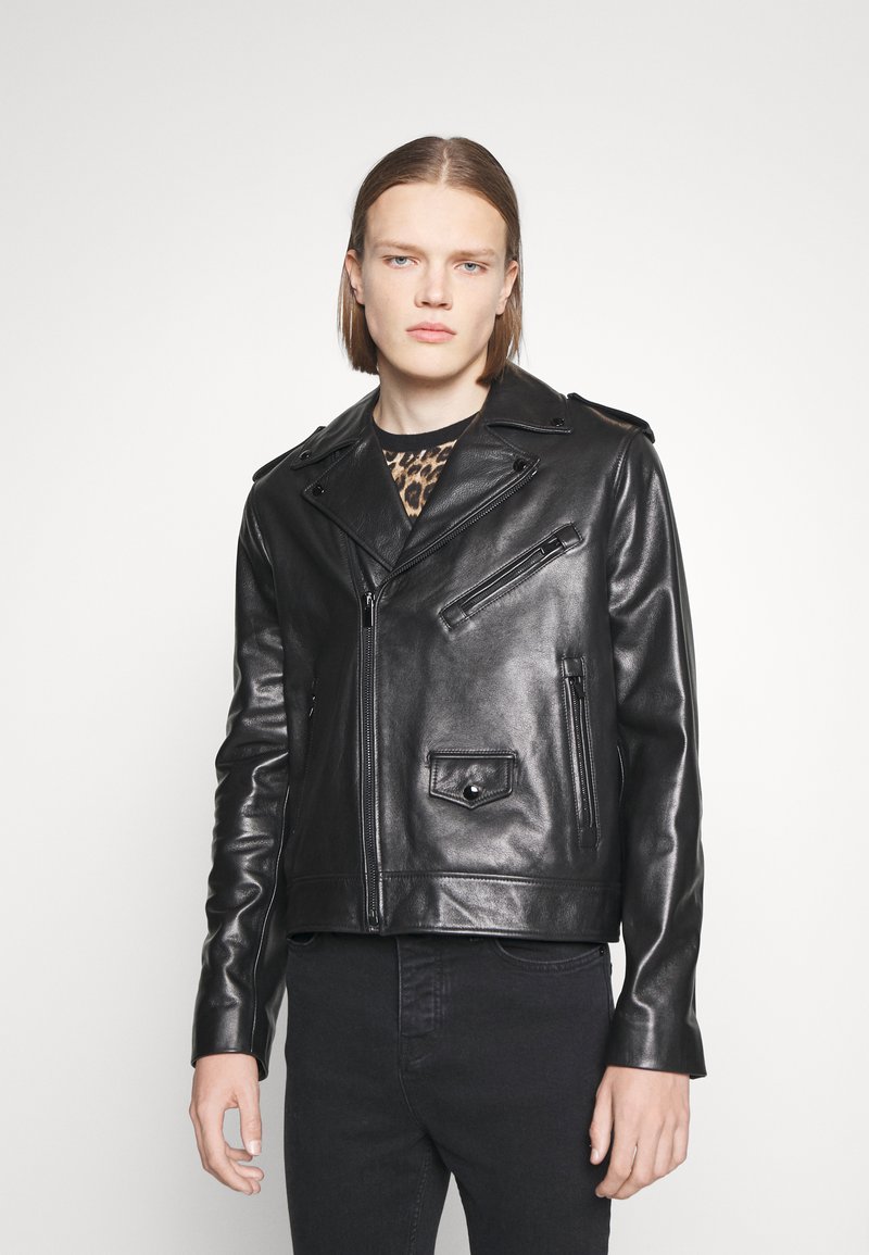 The Kooples BLOUSON CUIR - Veste en cuir - black/noir - ZALANDO.CH