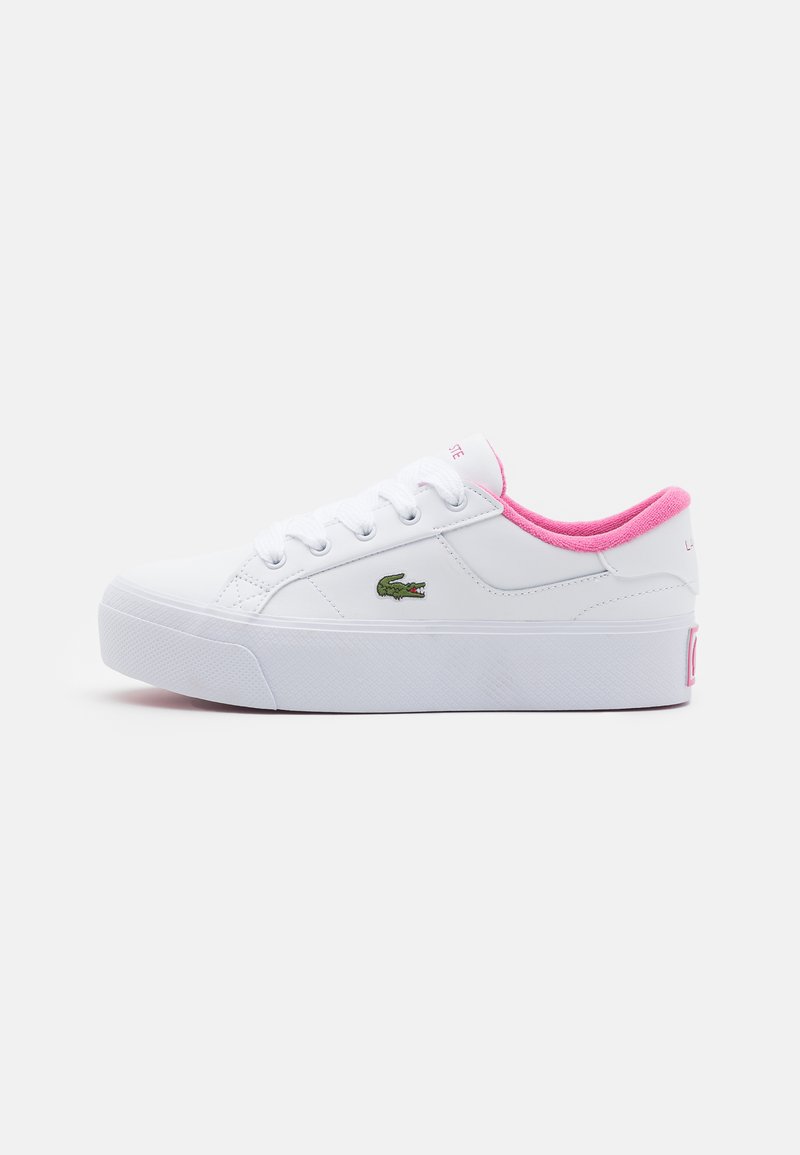 Lacoste ZIANE PLATFORM 224 - Sportcipő - white/light pink