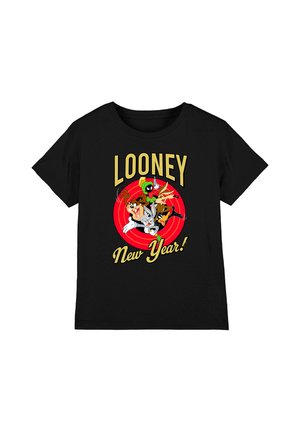 Cotton Soul, LOONEY TUNES LOONEY NEW YEAR UNISEX - T-Shirt print - black