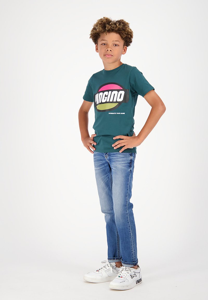 Kinder T-Shirts | Vingino HUFO T-Shirt print sacramento green/grün - RG67681 Kinder T-Shirts | Vingino HUFO T-Shirt print sacramento green/grün - RG67681