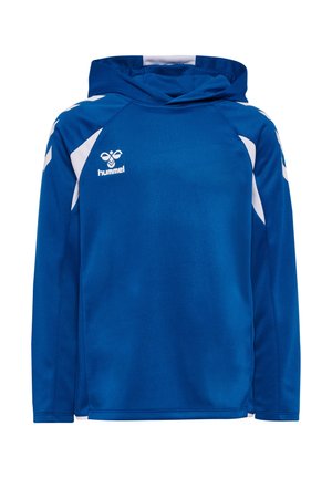 Hættetrøje - true blue white