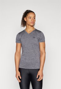 Under Armour TECH TWIST - Športne majice - castlerock/steel/black