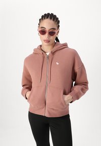 Abercrombie & Fitch ICON  - Sweatjacke - burlwood