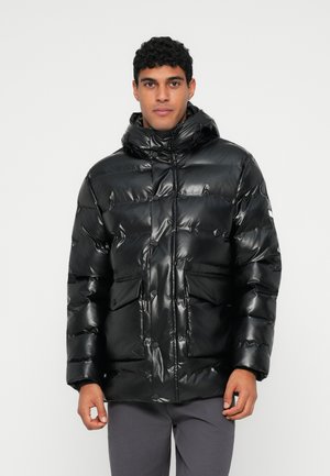 HOODED - Talvemantel - black