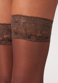 Calzedonia 40 DEN SHEER - Overkneestrumpor - brown