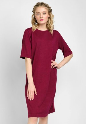 POEM - Abito in maglia - ruby