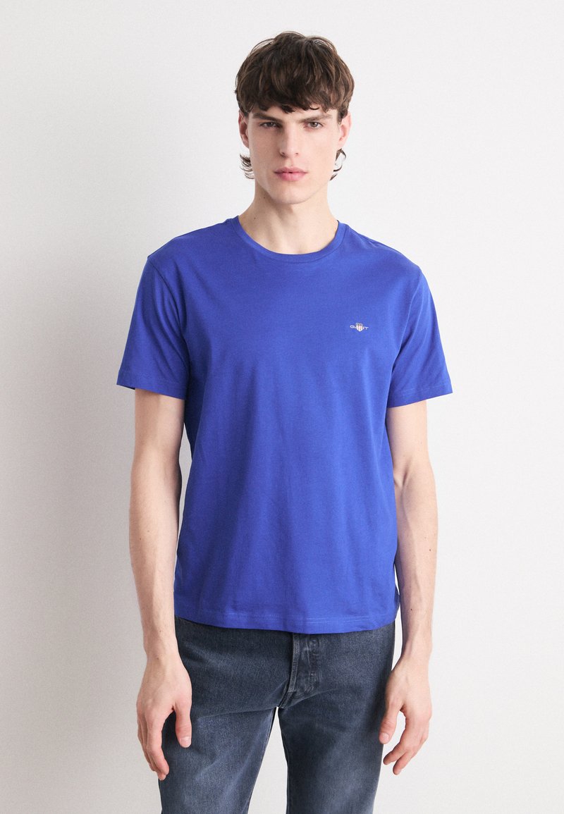 GANT PRINTED ARCHIVE SHIELD - T-shirts - college blue