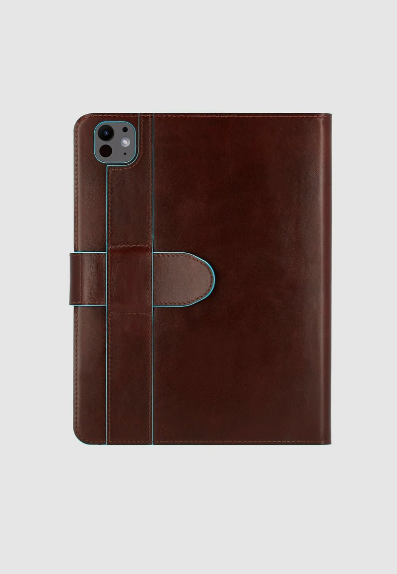PIQUADRO Custodia Flip In Vera Pelle Italiana Per IPad Air 2 - Colore Blu - 3