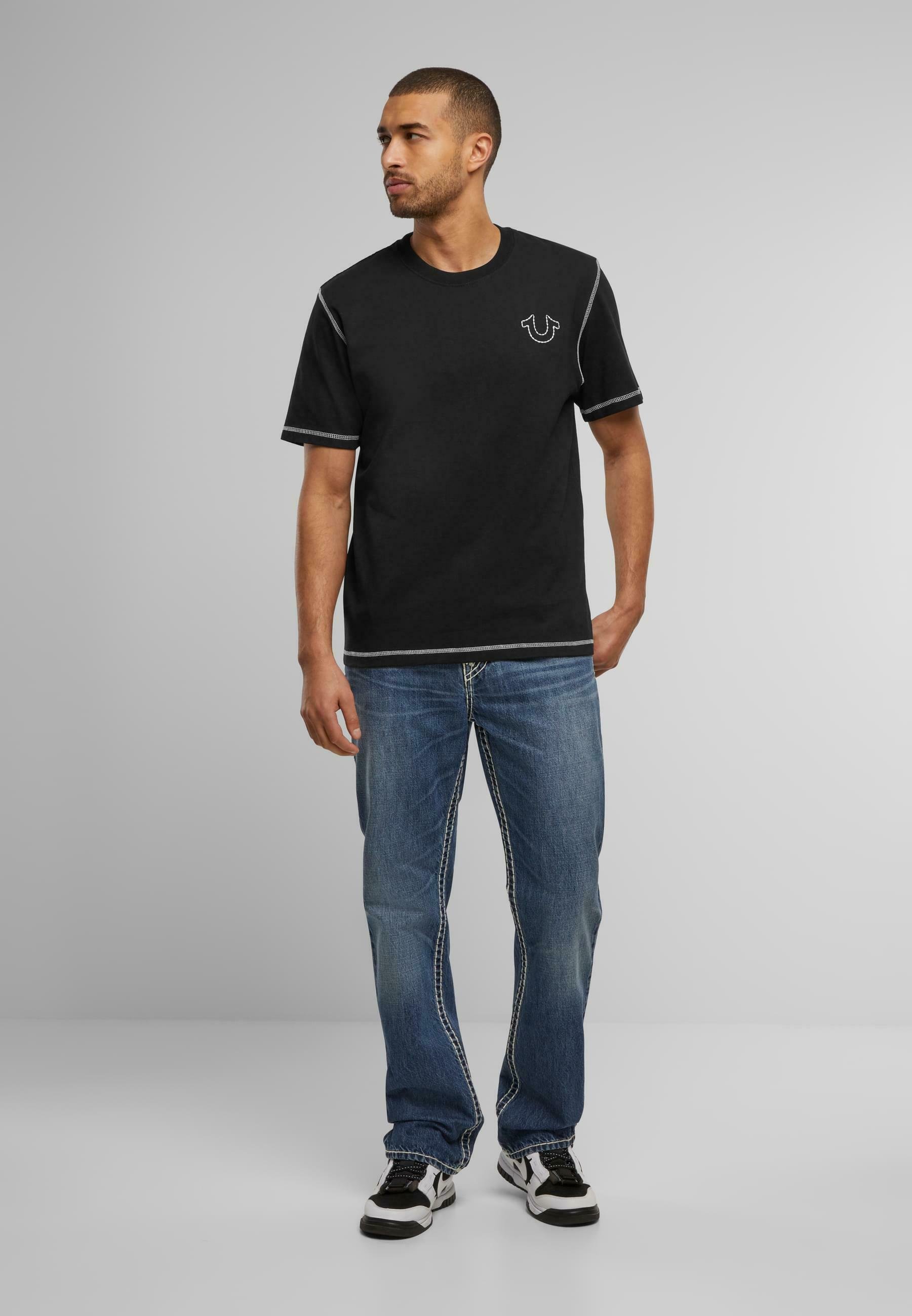 True Religion RICKY SUPER T FLAP BUDDHA CAMO - Jeans Straight Leg