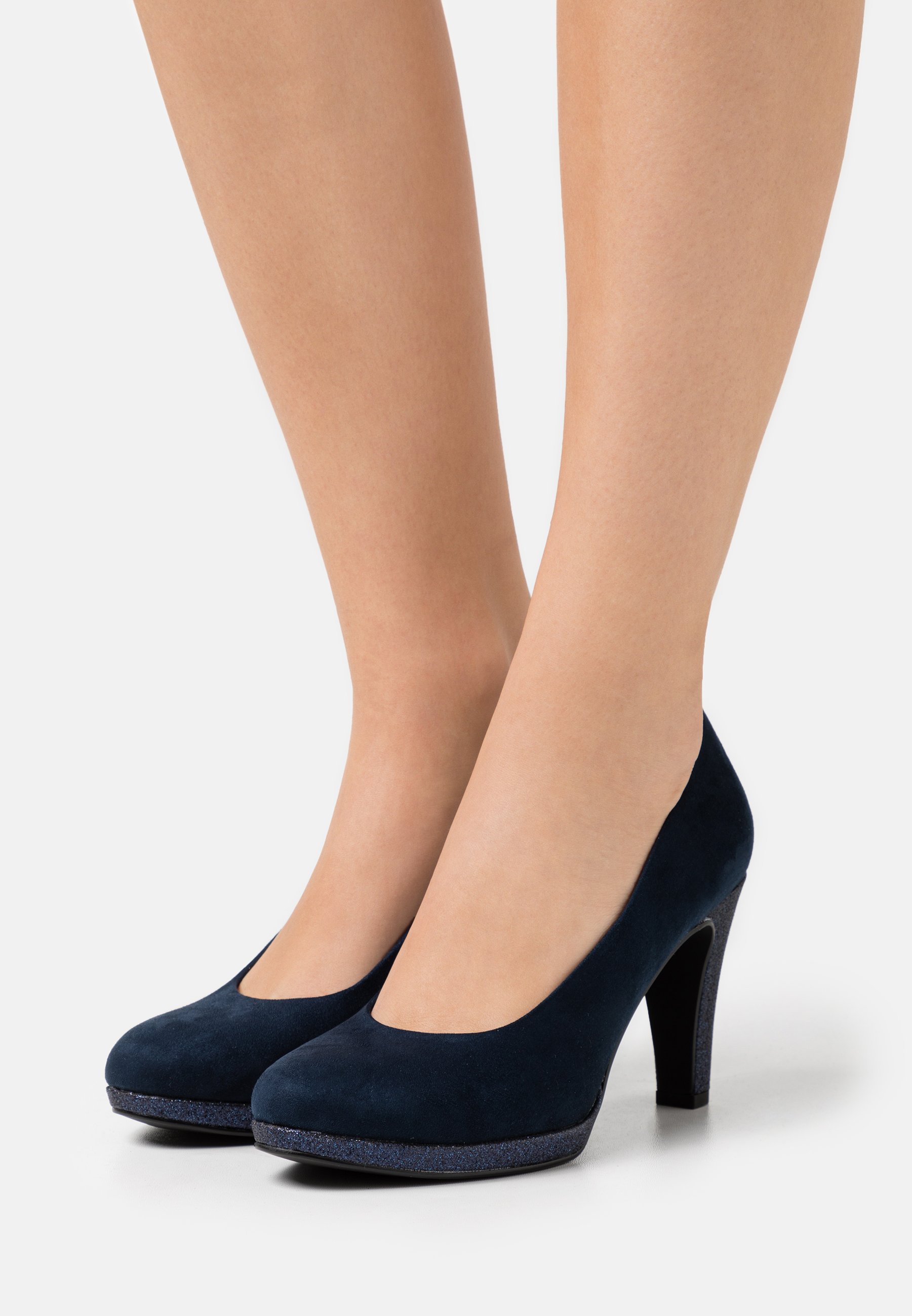 Marco Tozzi COURT SHOE - Hoge hakken - navy/Blauw - Zalando.nl