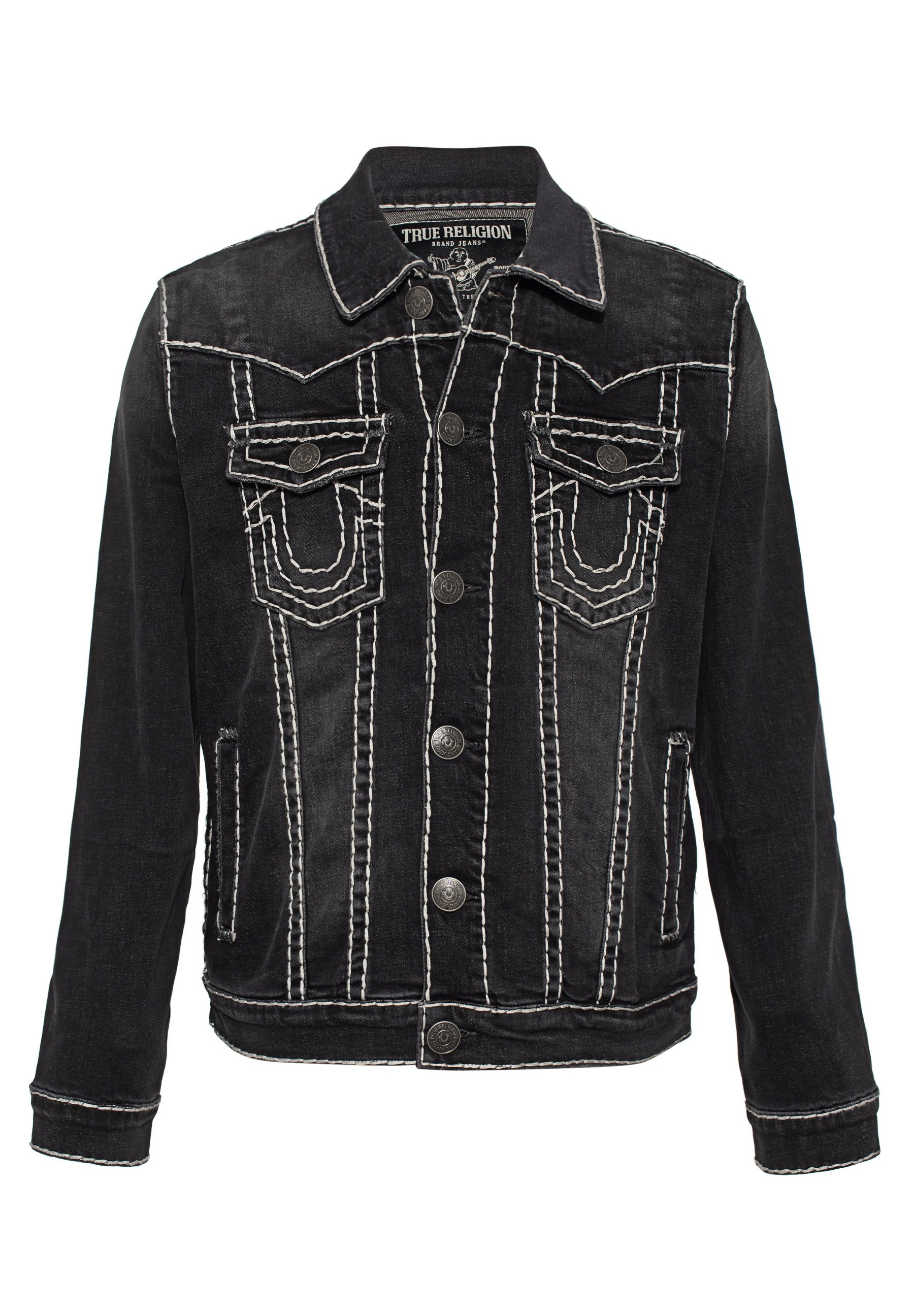 Denim jacket - dark asphalt grey/grey 