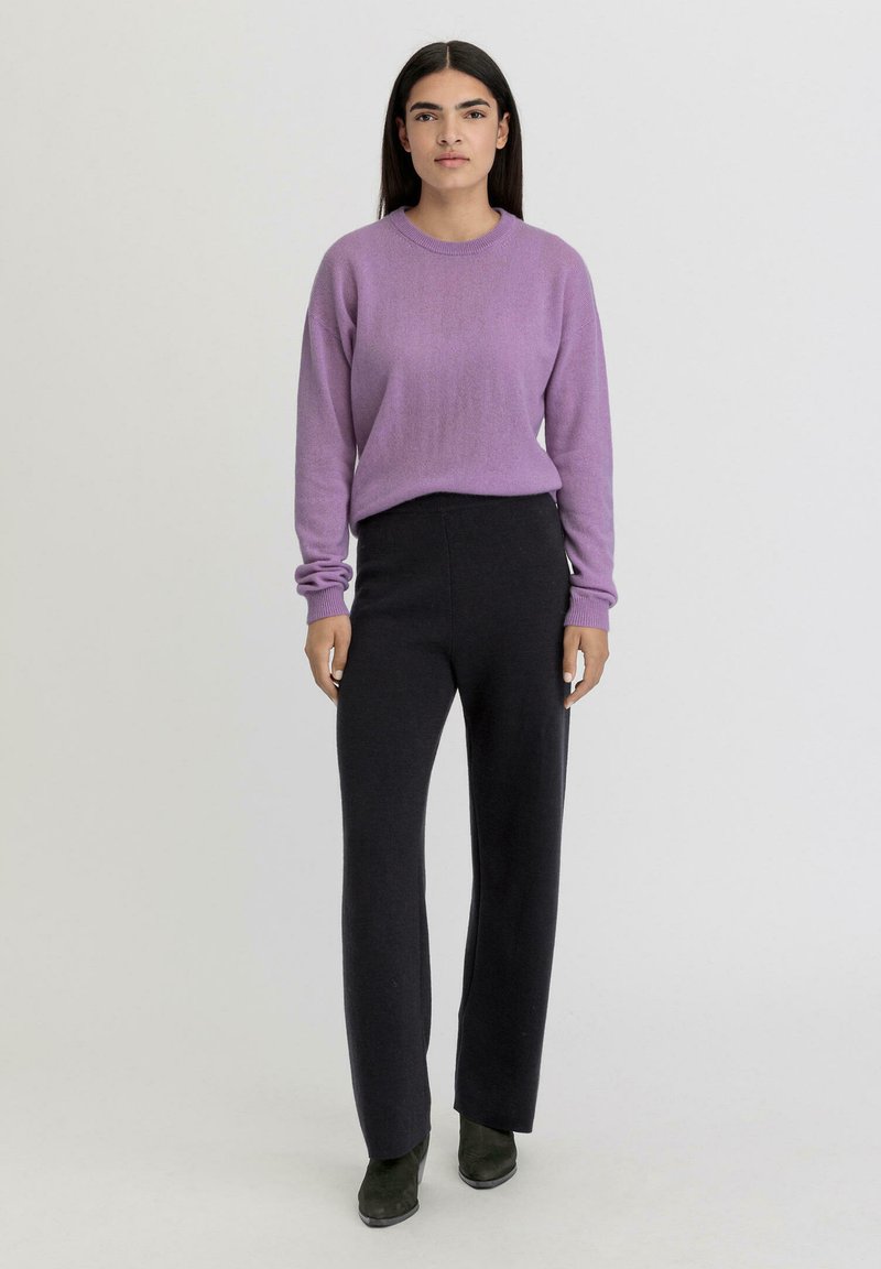 hessnatur RELAXED - Broek - schwarz