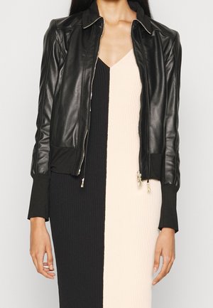 Kožená bunda - black