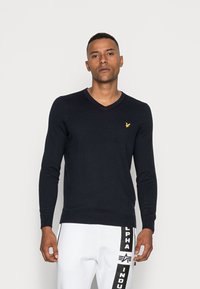 Lyle & Scott V NECK - Jersey de punto - dark navy