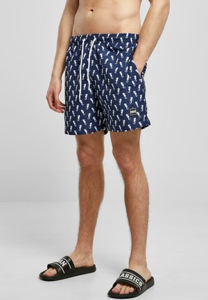 PATTERN - Shorts da mare - navyseahorse