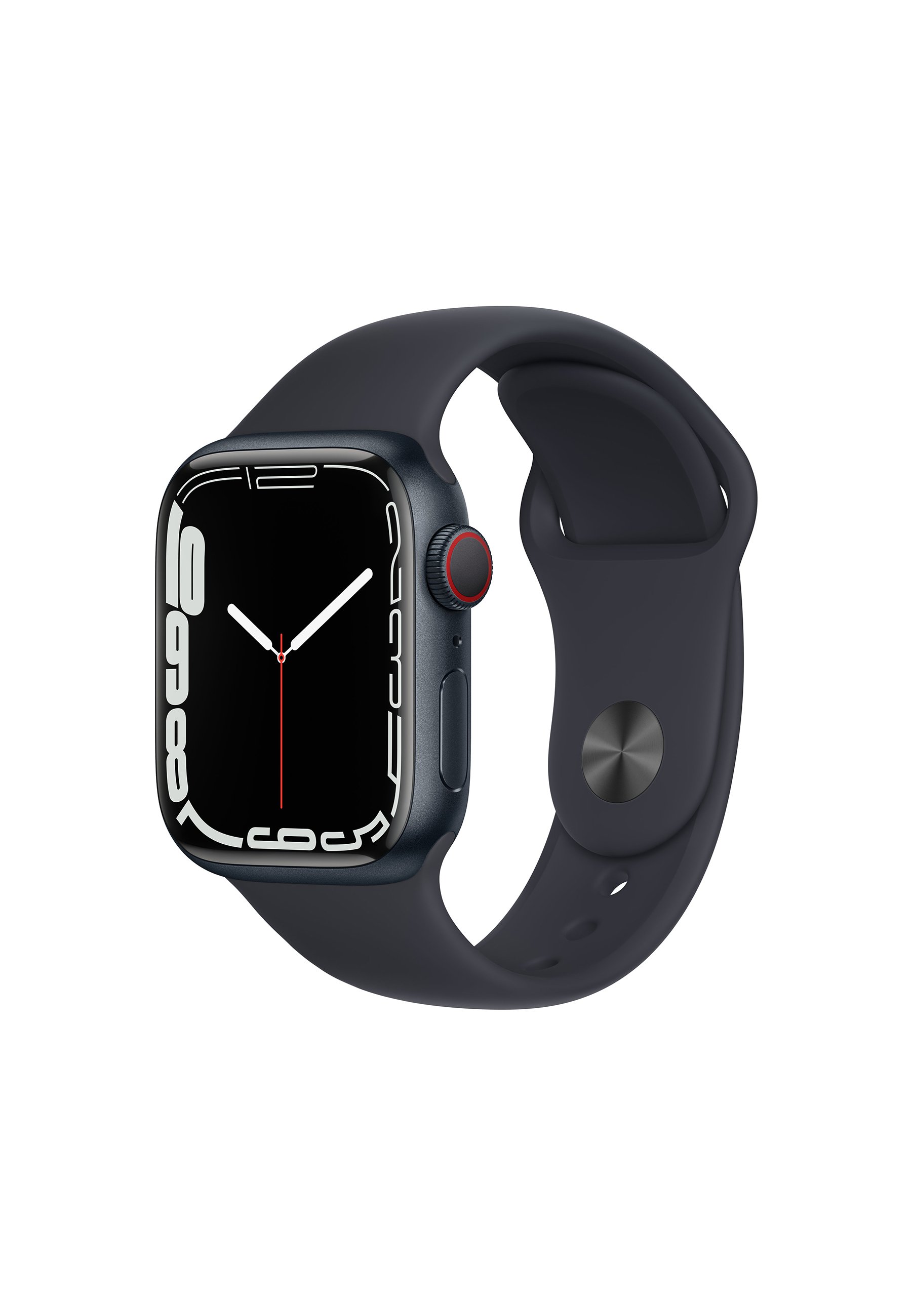 Apple APPLE WATCH SERIES 7 41MM (GPS + CELLULAR) - Smartwatch - midnight  aluminium case with midnight sport band/nero - Zalando.it