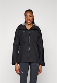 Mammut - CRATER HOODED JACKET WOMEN - Hardshell-jakke - black Miniaturebillede 1