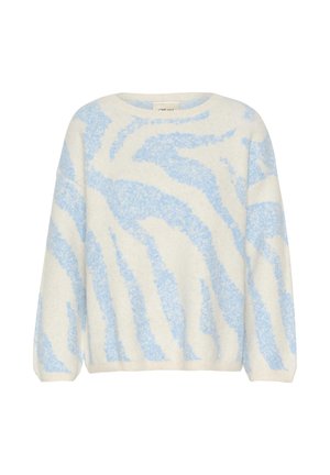 Cream CRTEMIKKA - Neule - silver lake blue animal dot