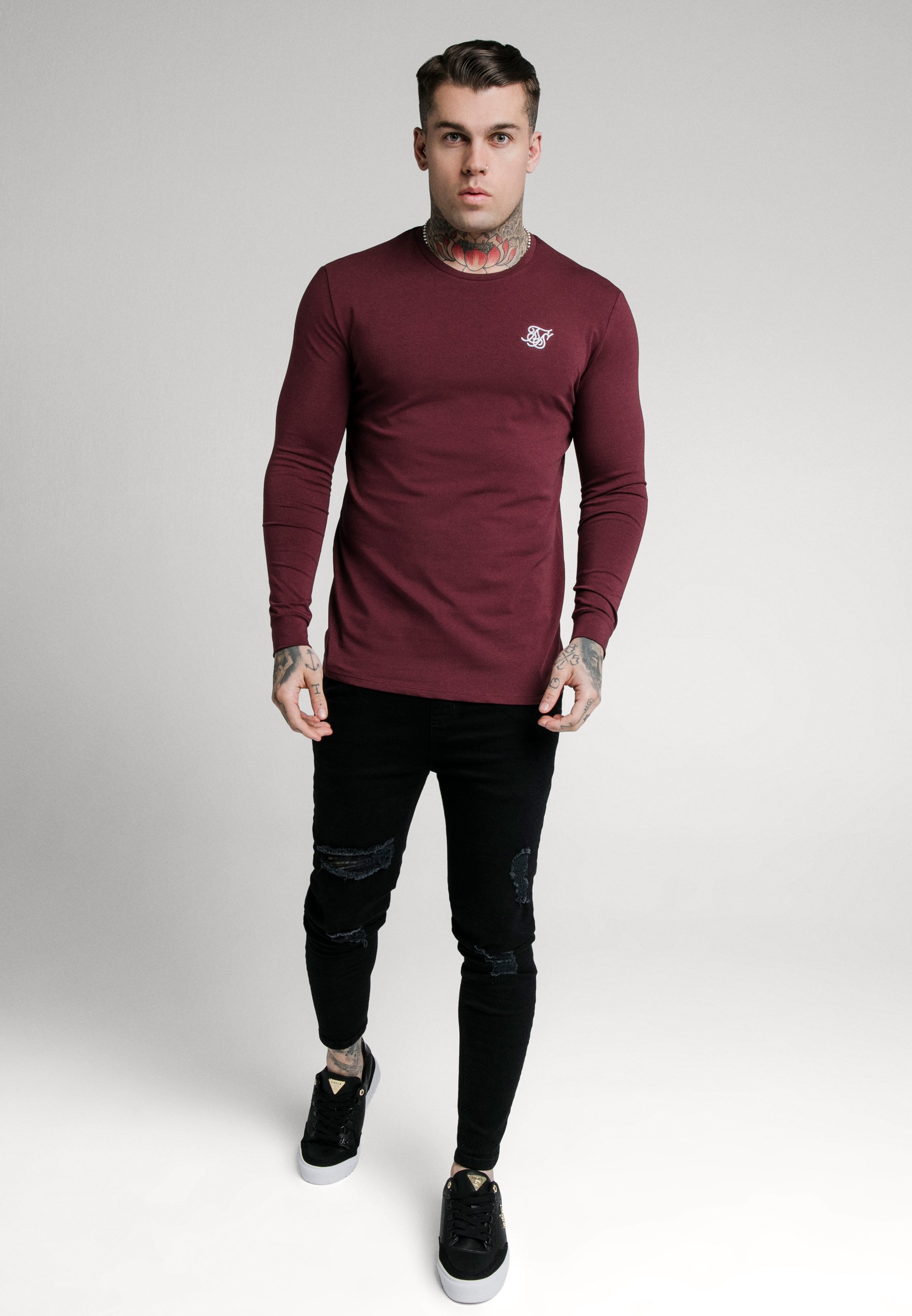 siksilk long sleeve gym tee