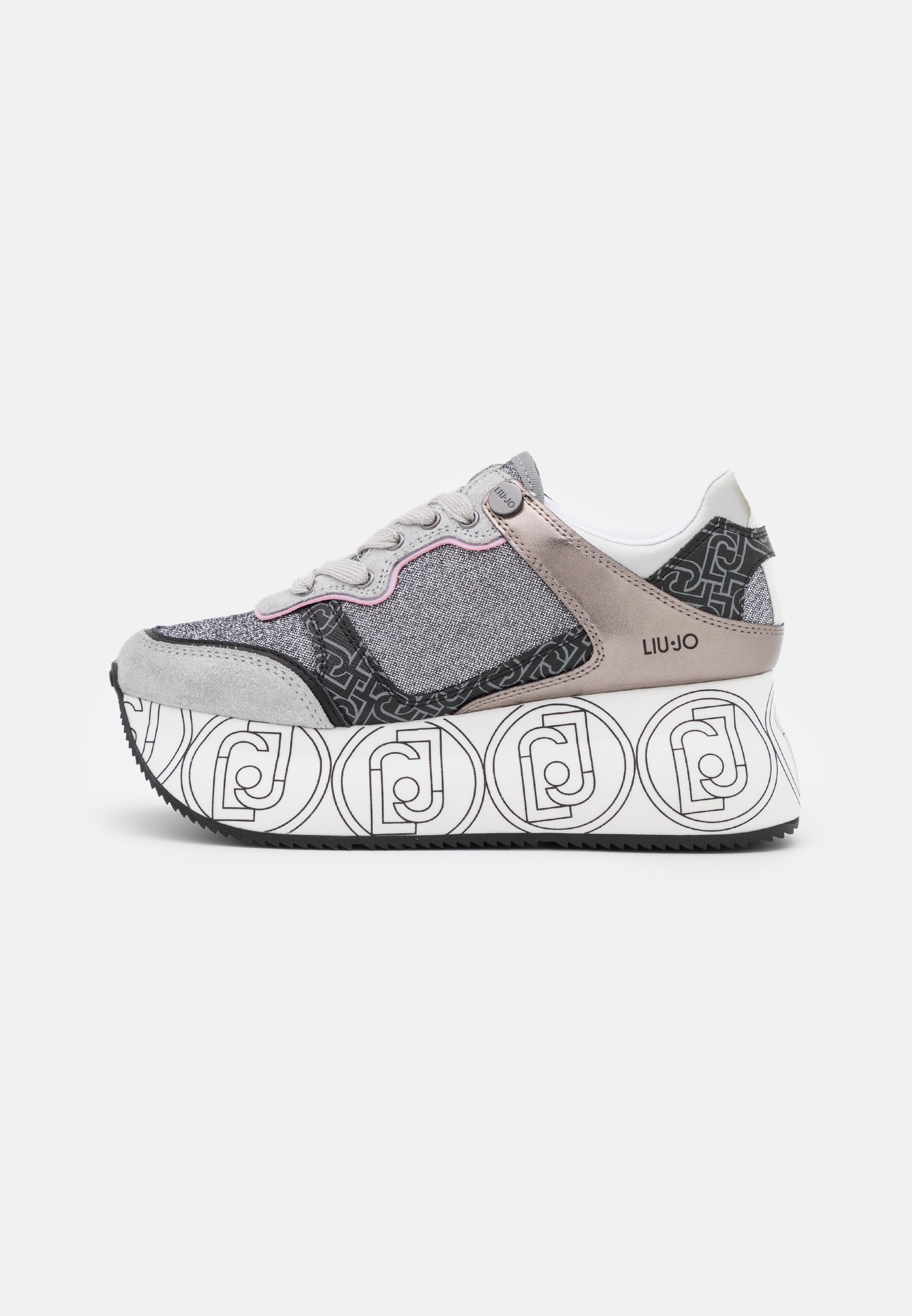 Liu Jo Jeans SUPER MAXI - Sneakers basse - silver/argentato - Zalando