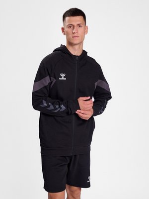 Hummel Sweat zippé - black