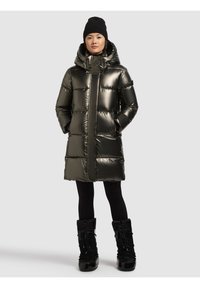 khujo HAYA2 SHINY - Talvemantel - mud brown