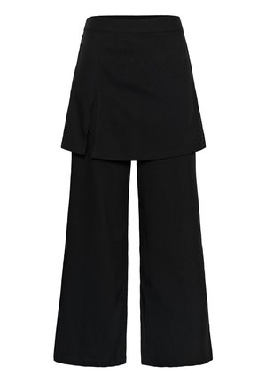 Kaffe Curve, KCJULIA SKIRT PANTS - Pantalon classique - black deep cc.