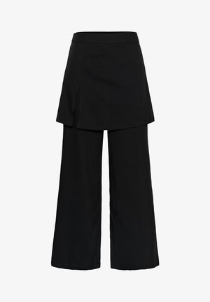 Kaffe Curve, KCJULIA SKIRT PANTS - Pantalon classique - black deep cc.