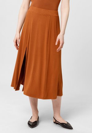 SIENNA - A-line skirt - ochre