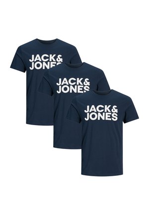3ER PACK CORP  - T-Shirt print - navy blazer