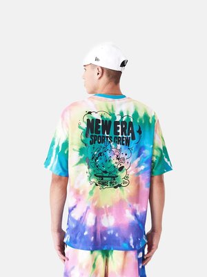 New Era T-shirt imprimé - blau
