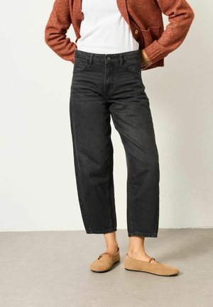 FatFace, PETITE FIT - BARREL JEANS - Relaxed fit jeans - washed black