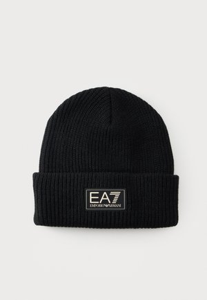 EA7 Emporio Armani, UNISEX - Плетена шапка - black
