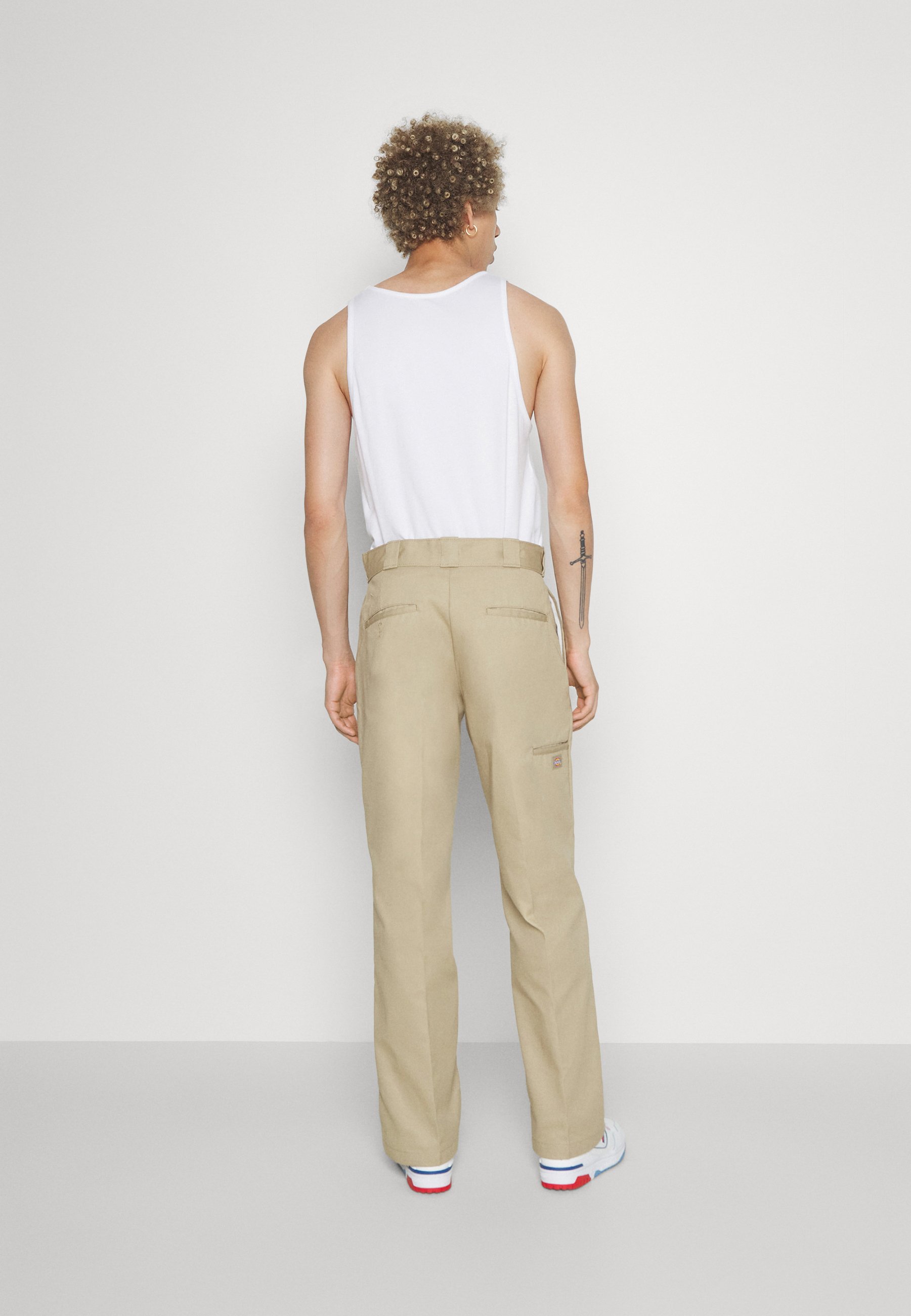 Dickies DOUBLE KNEE - Trousers - khaki - Zalando