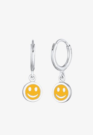 Elli HOOPS SMILING FACE - Øreringe - silberfarben