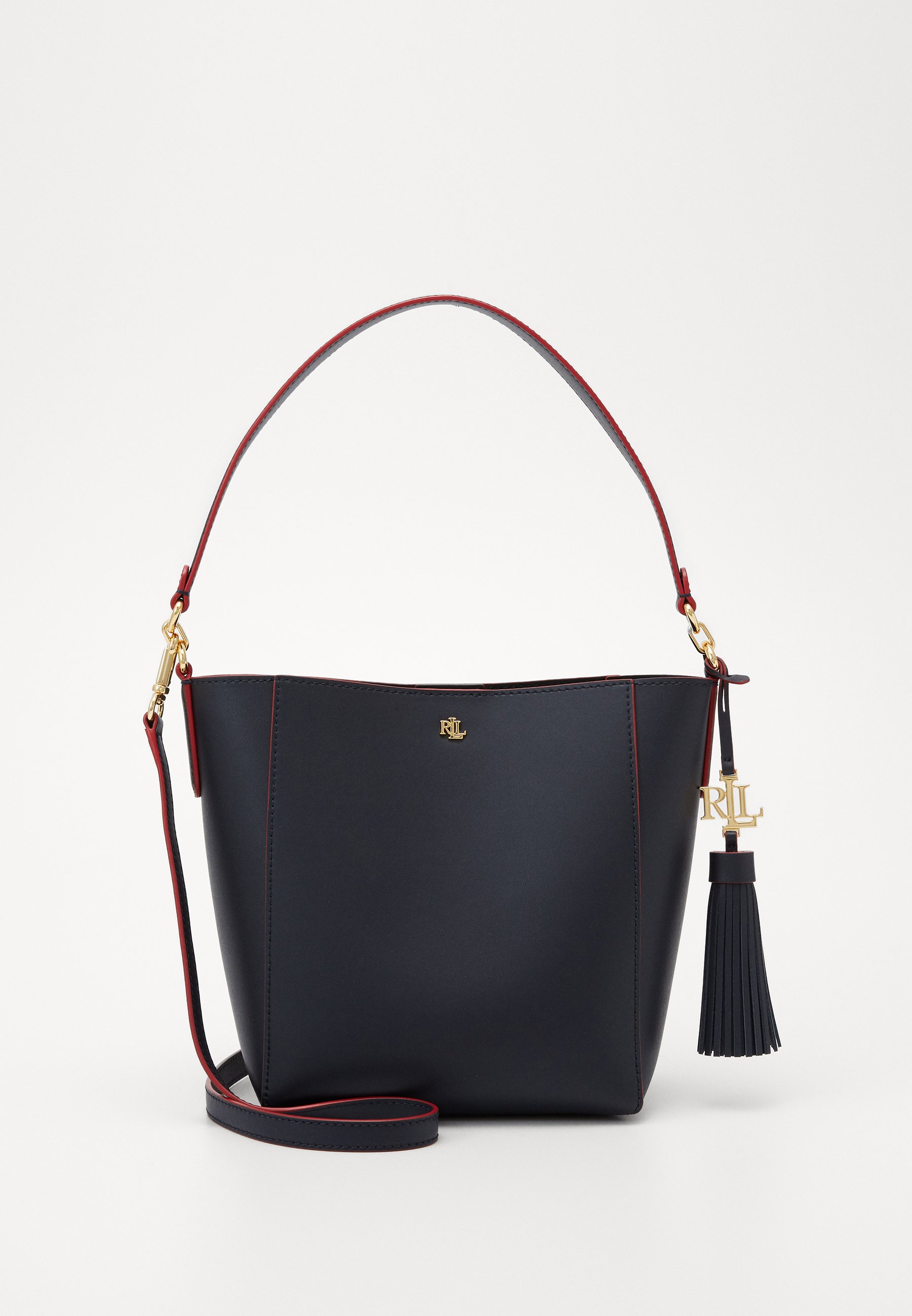 ralph lauren navy handbag