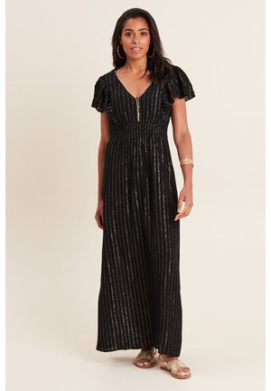 Breal BREAL BREAL FLIESSENDES GERADES LANGES KLEID - Robe longue - noir