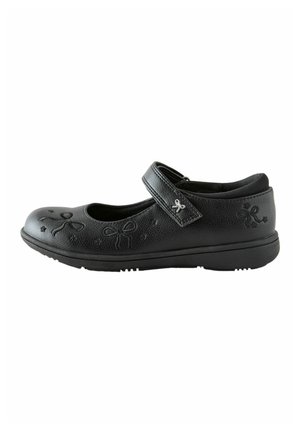 Next, WIDE FIT (G) FIT - EMBROIDERY BOW MARY JANE SCHOOL SHOES . - Lauflernschuh - black matt