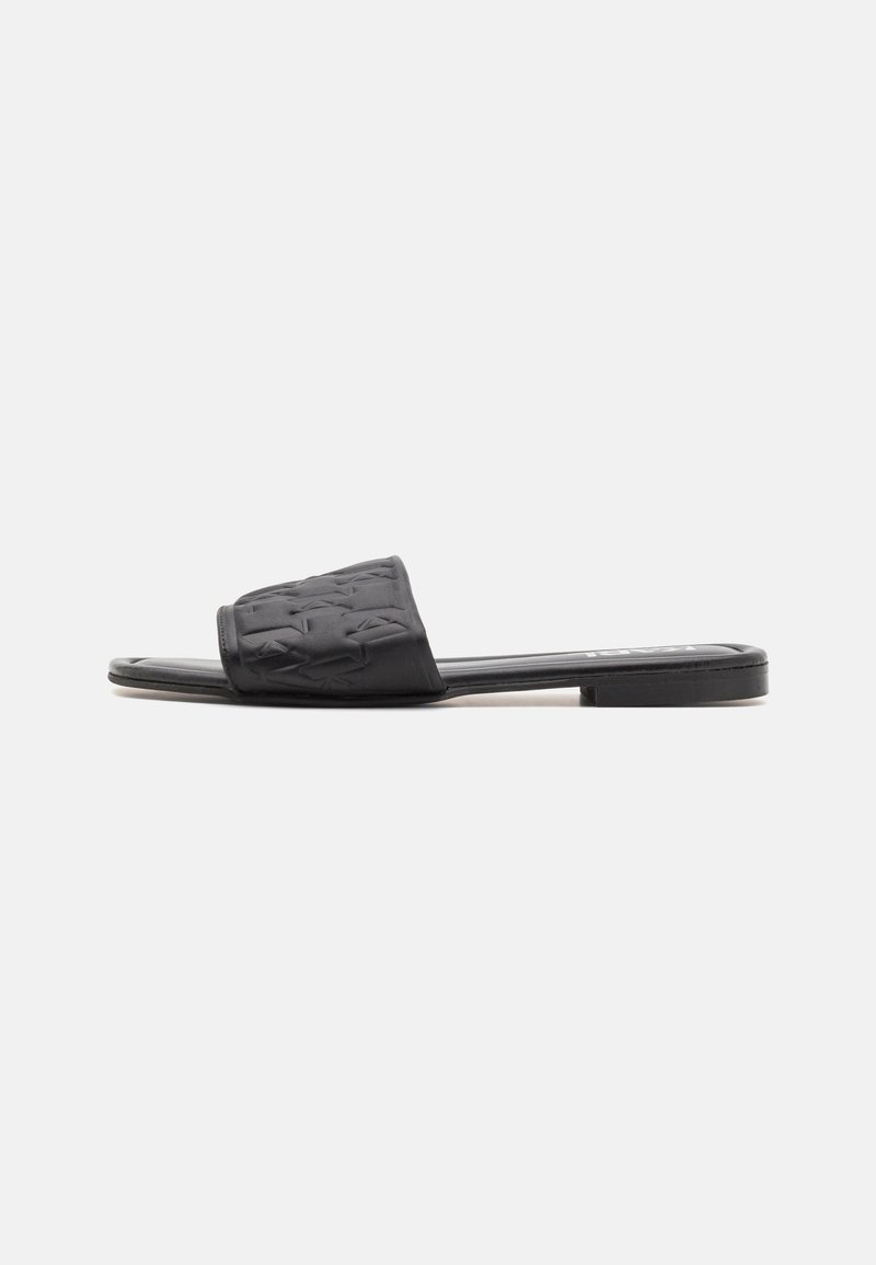 KARL LAGERFELD - BRIO MONOGRAM SLIDE - Pantolette flach - black, Vergrößern