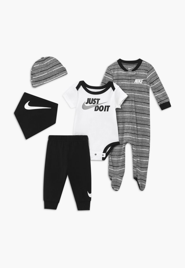 STRIPE SET - Mössa - black