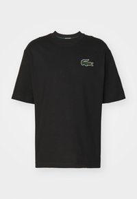 Lacoste CROC UNISEX - T-shirt basic - noir
